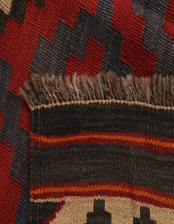 Detail image of 6' 4 x 9' 6  Hand Woven Kilim Fars Wool Rug