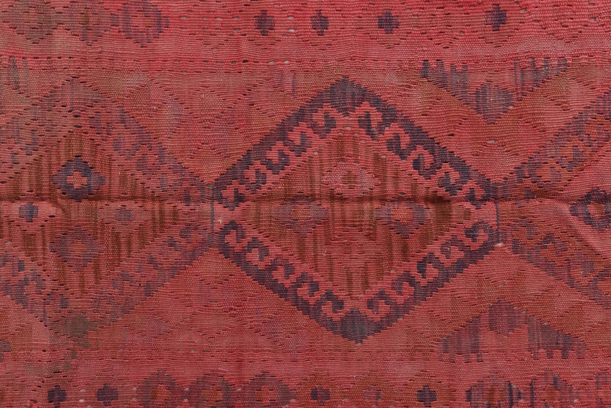 100cm x 200cm Hand Woven Kilim Fars Wool Rug