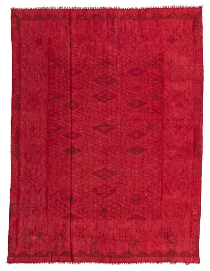 Detail image of 5' 4 x 8' Hand Woven Kilim Fars Rug