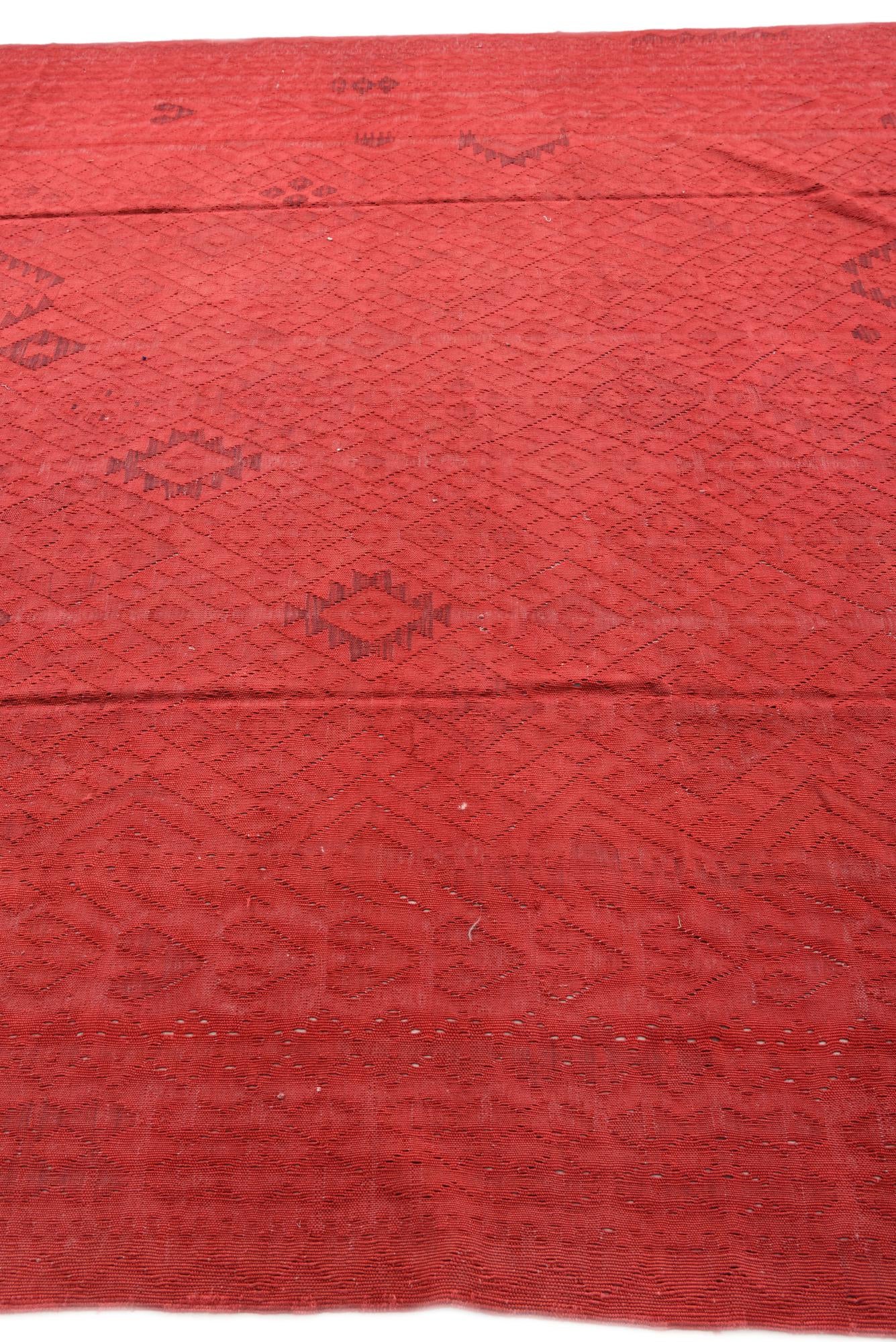 8' 7 x 11' 3 Hand Woven Kilim Fars Rug