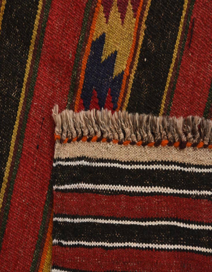 Detail image of 6' x 9' 9  Hand Woven Kilim Fars Wool Rug