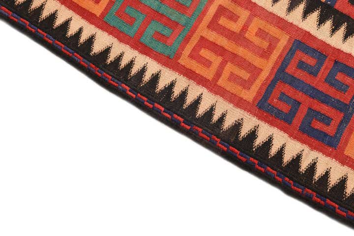 6' 4 x 9' 9 Hand Woven Kilim Fars Wool Rug