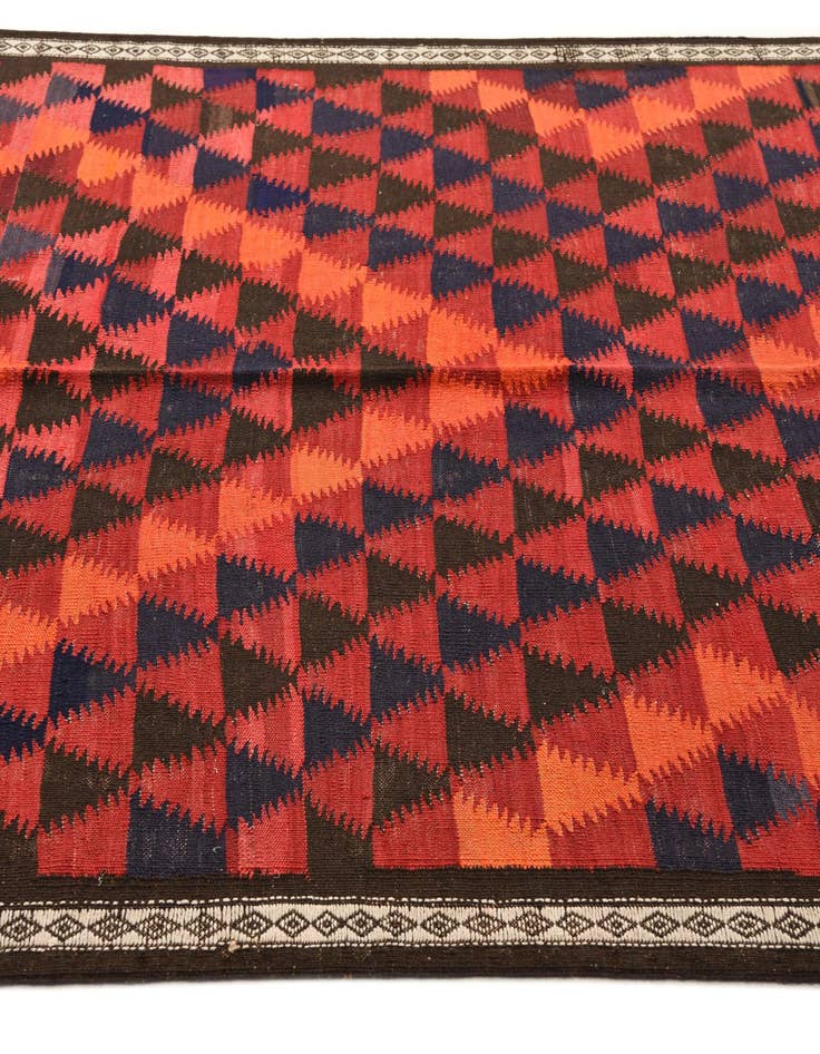 Detail image of 5' x 8' 10  Hand Woven Kilim Fars Wool Rug