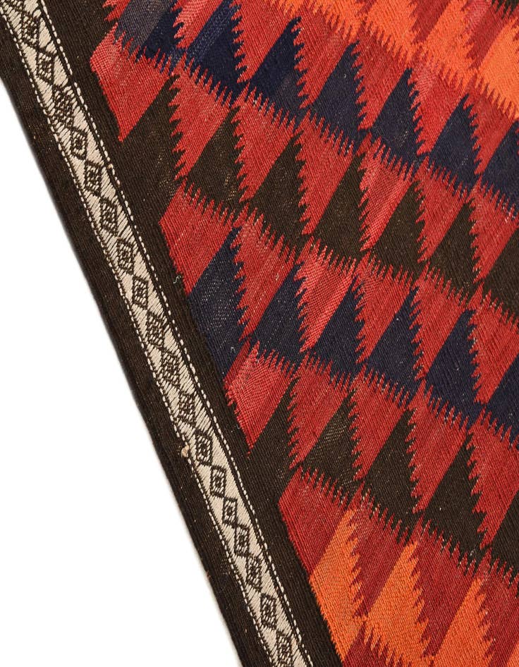 Detail image of 5' x 8' 10  Hand Woven Kilim Fars Wool Rug