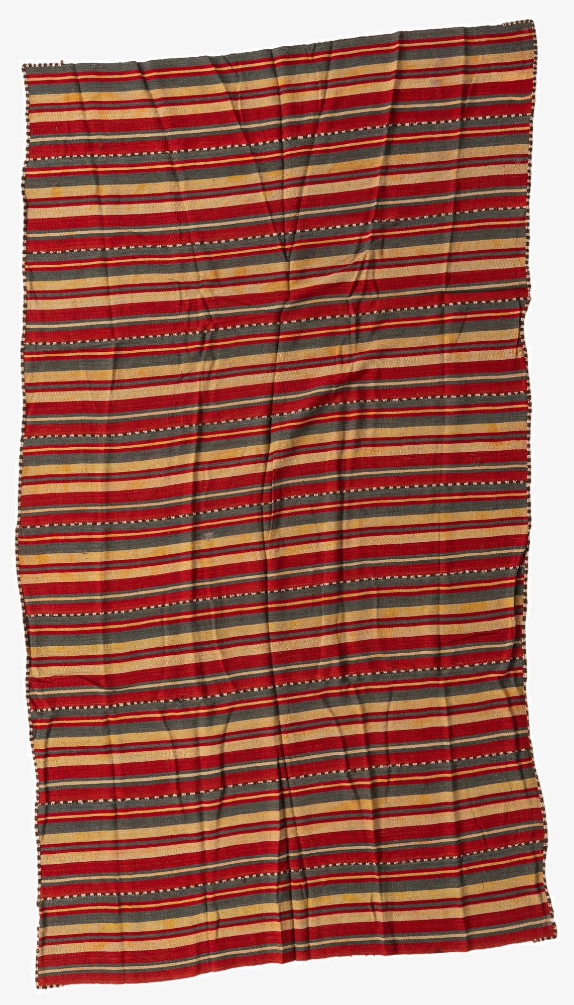 5' 3 x 9' 2  Hand Woven Kilim Fars Wool Rug