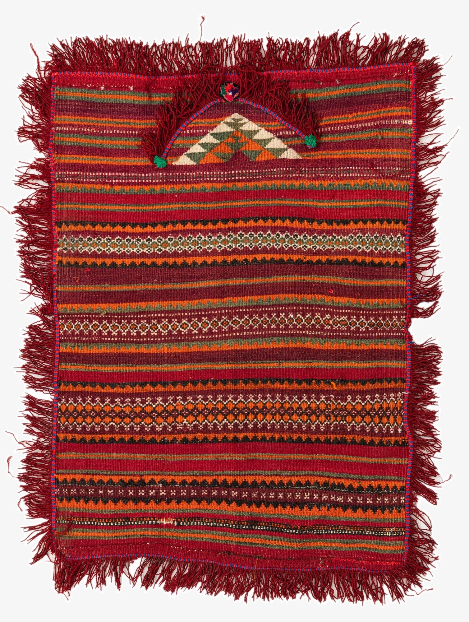 2' 10 x 4' 1  Hand Woven Kilim Fars Wool Rug