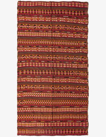 5' 5 x 10' 3 Hand Woven Kilim Fars Wool Rug