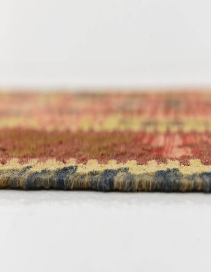 Detail image of 3' 2 x 6' 6  Hand Woven Kilim Maymana Wool Rug