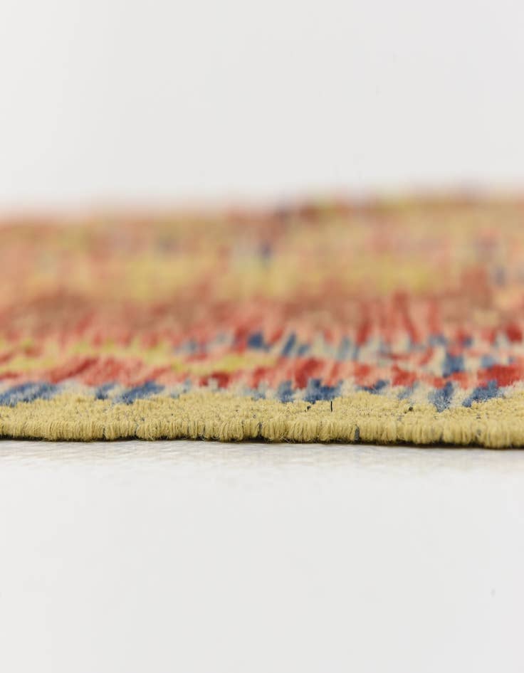 Detail image of 4' 10 x 6' 5 Hand Woven Kilim Maymana Wool Rug