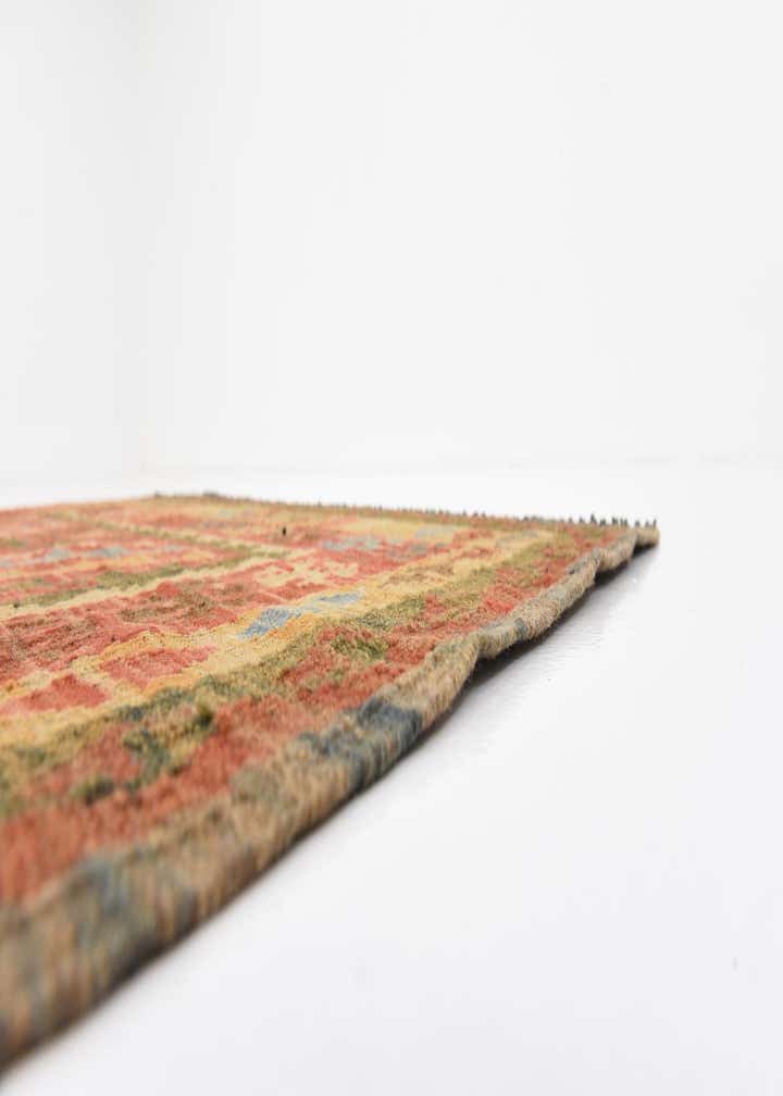 3' 7 x 6' 5 Hand Woven Kilim Maymana Wool Rug