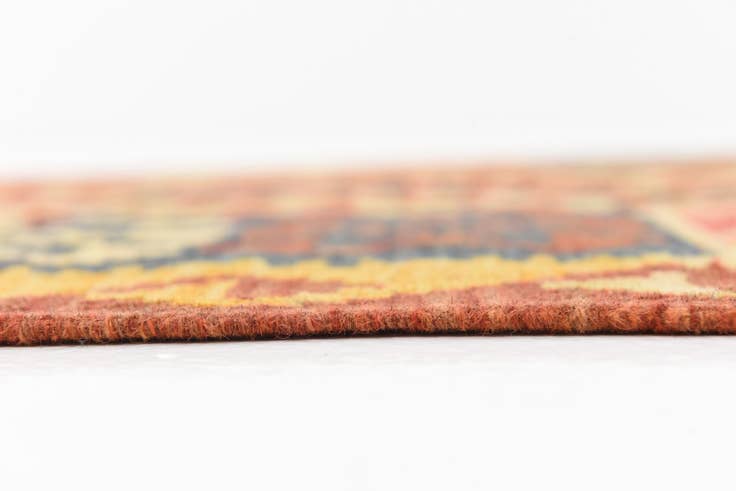 Detail image of 3' 4 x 6' 3 Hand Woven Kilim Maymana Wool Rug