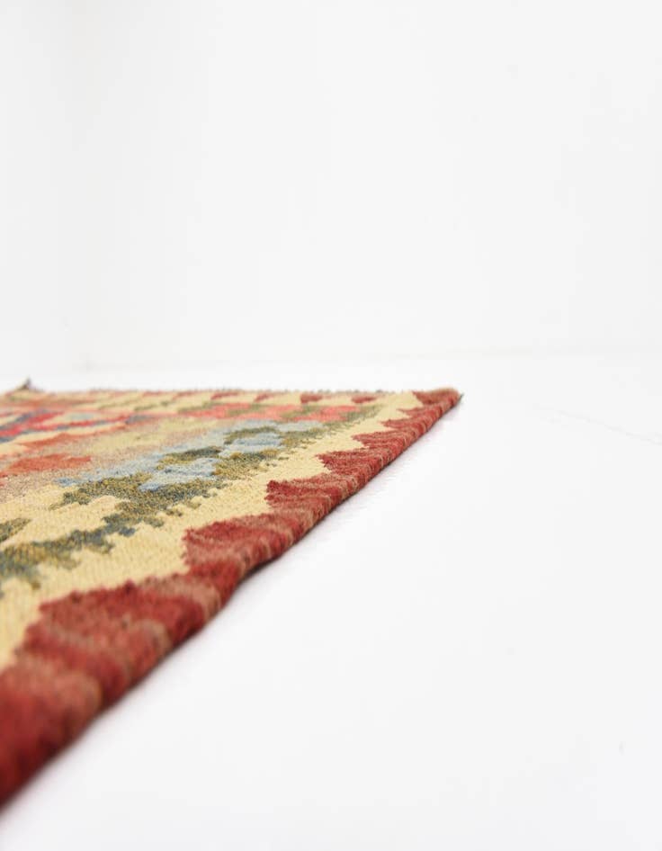 Detail image of 3' 7 x 6' 9 Hand Woven Kilim Maymana Wool Rug