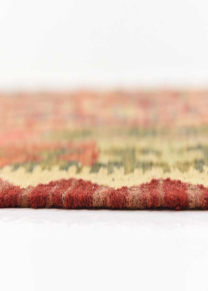 3' 7 x 6' 9 Hand Woven Kilim Maymana Wool Rug