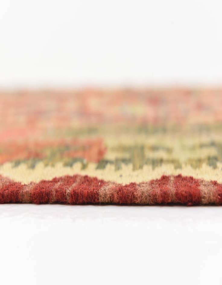 Detail image of 3' 7 x 6' 9 Hand Woven Kilim Maymana Wool Rug