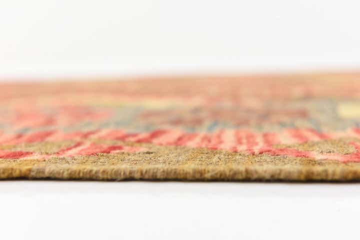 3' 7 x 6' 8 Hand Woven Kilim Maymana Wool Rug