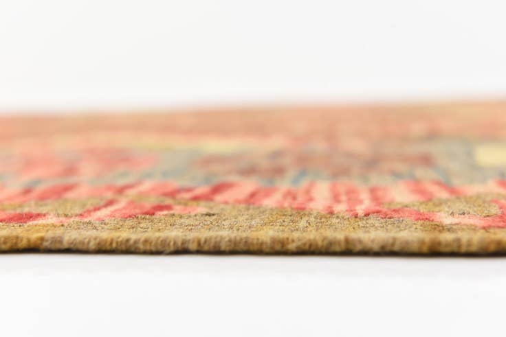 Detail image of 3' 7 x 6' 8 Hand Woven Kilim Maymana Wool Rug