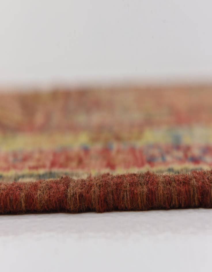 Detail image of 4' 8 x 6' 10 Hand Woven Kilim Maymana Wool Rug