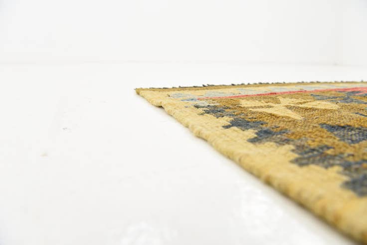 Detail image of 3' 3 x 5' Hand Woven Kilim Maymana Wool Rug