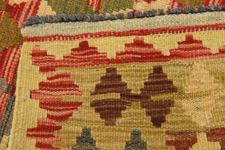 3' 2 x 5' Hand Woven Kilim Maymana Wool Rug
