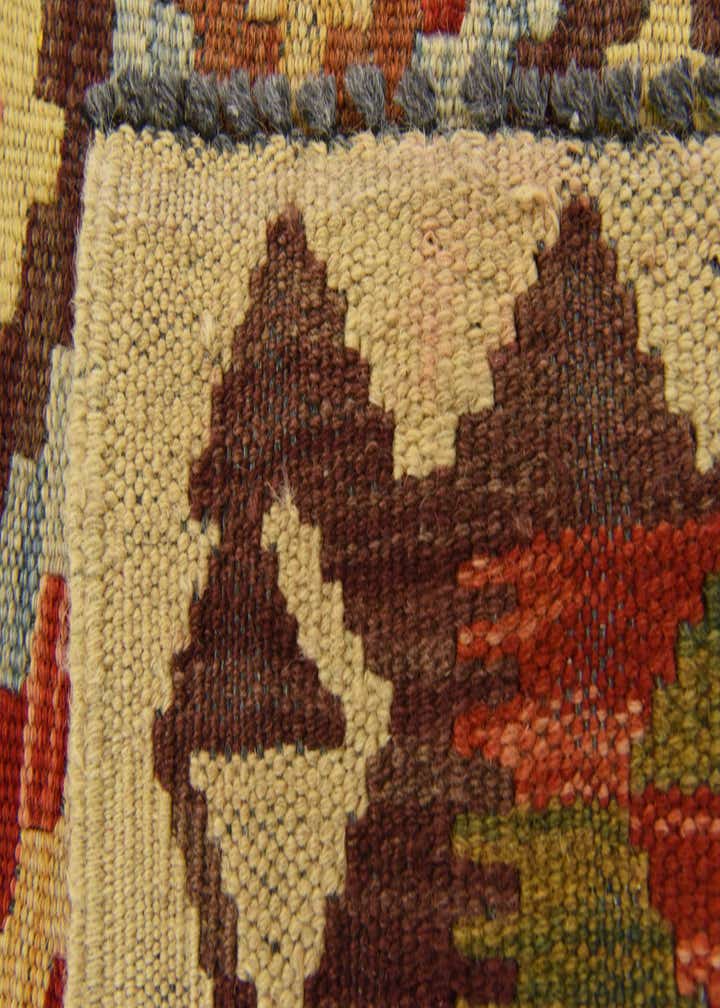 2' 11 x 4' 10 Hand Woven Kilim Maymana Wool Rug