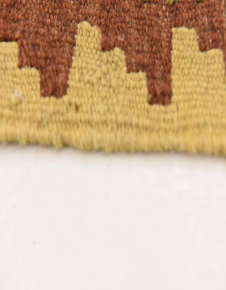 Detail image of 3' 3 x 6' 3  Hand Woven Kilim Maymana Wool Rug