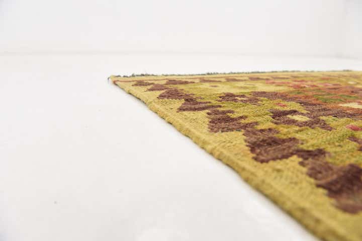 3' 4 x 5' 5 Hand Woven Kilim Maymana Wool Rug