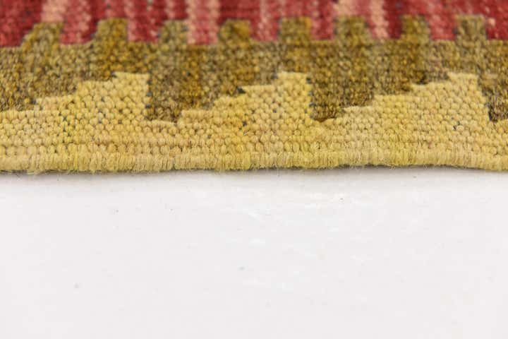 3' 5 x 4' 10 Hand Woven Kilim Maymana Wool Rug