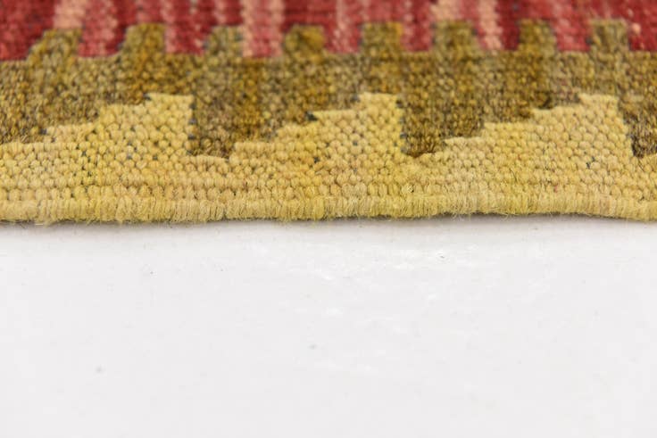 Detail image of 3' 5 x 4' 10 Hand Woven Kilim Maymana Wool Rug