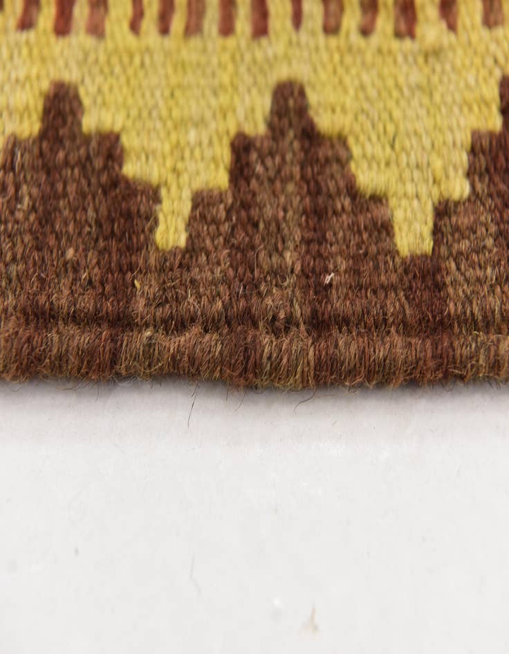 Detail image of 3' 3 x 5' 3  Hand Woven Kilim Maymana Wool Rug