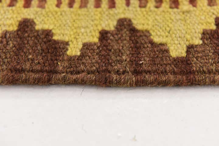 3' 3 x 5' 3 Hand Woven Kilim Maymana Wool Rug