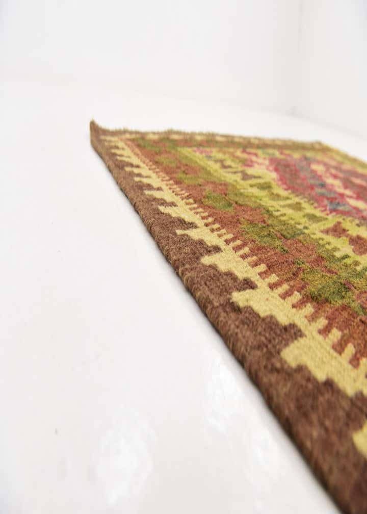 3' 4 x 6' 3 Hand Woven Kilim Maymana Wool Rug