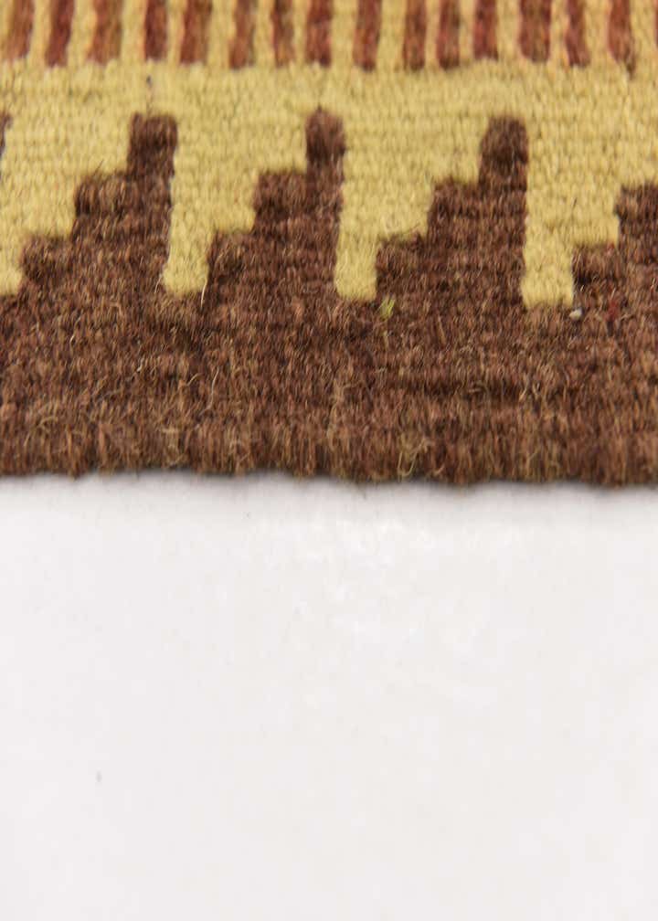 3' 4 x 6' 3 Hand Woven Kilim Maymana Wool Rug