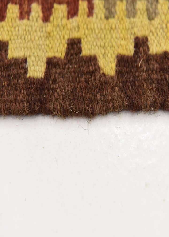 3' 5 x 6' 5 Hand Woven Kilim Maymana Wool Rug