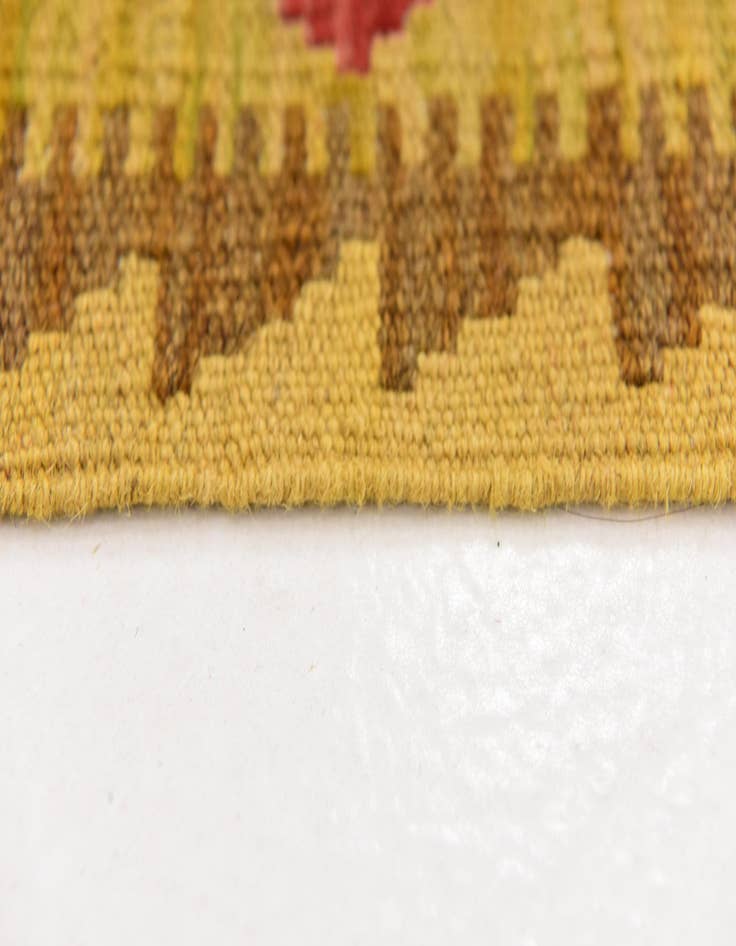 Detail image of 3' 4 x 6' 6  Hand Woven Kilim Maymana Wool Rug