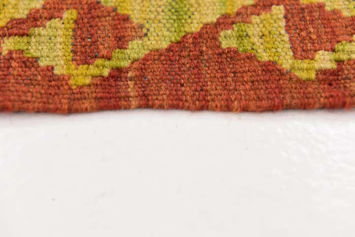 3' 4 x 6' 3 Hand Woven Kilim Maymana Wool Rug