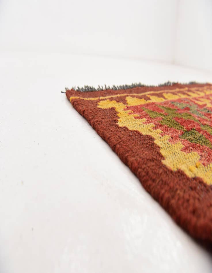 Detail image of 3' 5 x 6' 2  Hand Woven Kilim Maymana Wool Rug