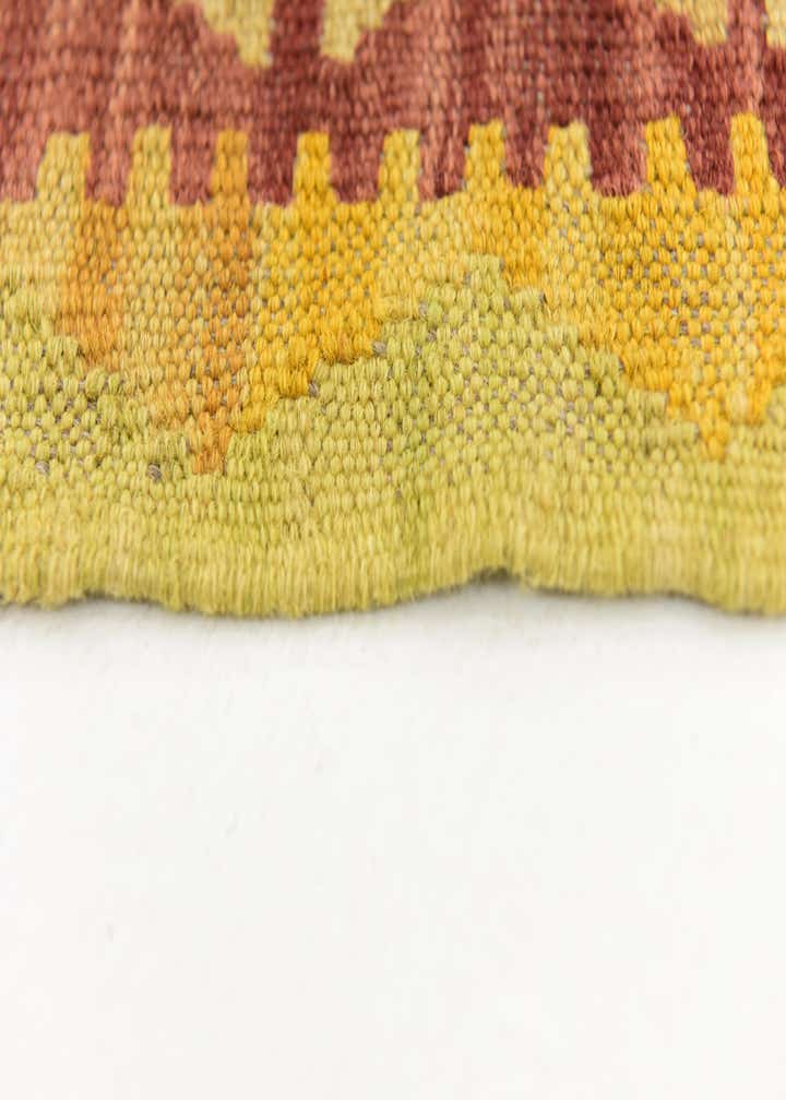 6' 6 x 9' 7 Hand Woven Kilim Maymana Wool Rug