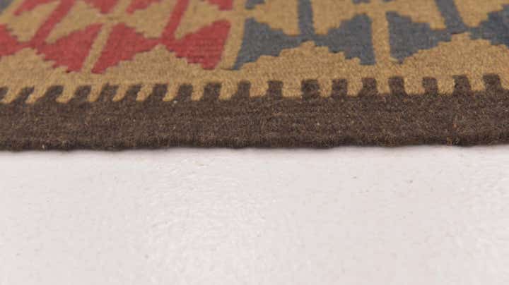 95cm x 145cm Tejido a mano Kilim Maymana Alfombra Lana