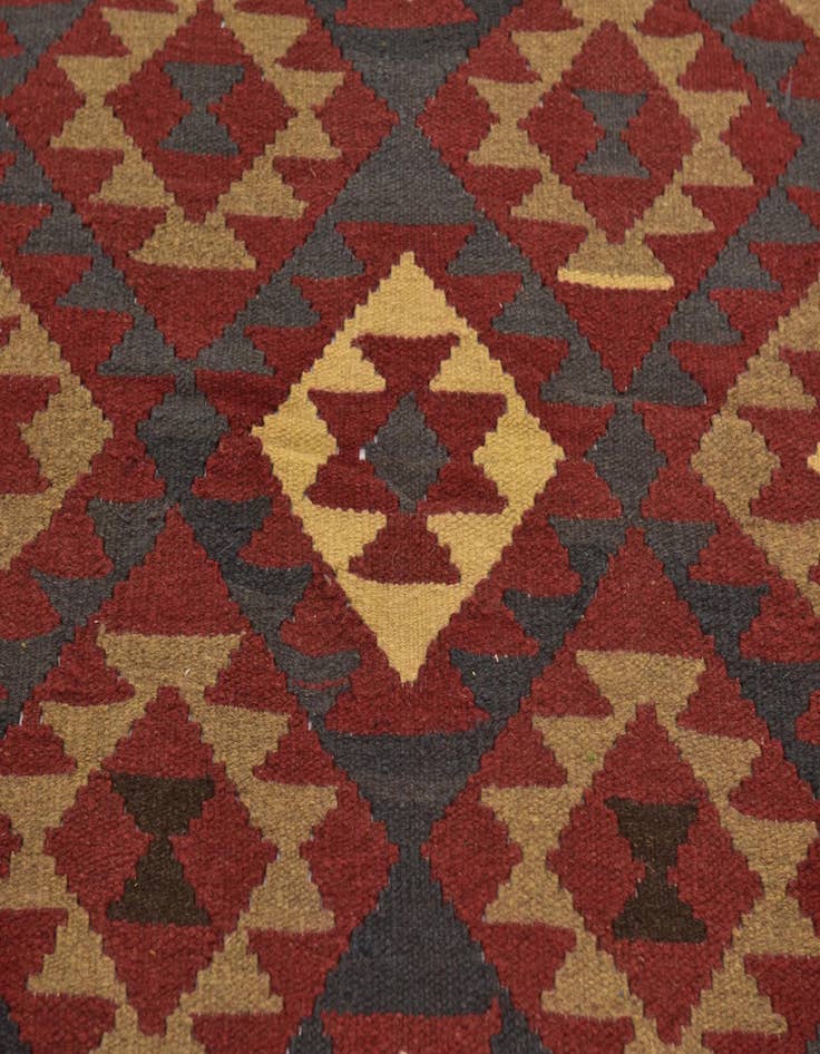 Detail image of 5' x 8' 5  Hand Woven Kilim Maymana Wool Rug