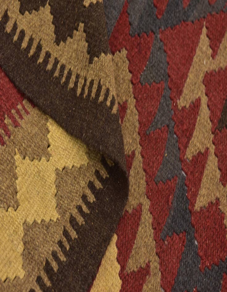 Detail image of 5' x 8' 5  Hand Woven Kilim Maymana Wool Rug