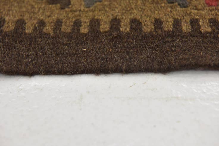 Detail image of 5' 3 x 8' 2 Hand Woven Kilim Maymana Wool Rug