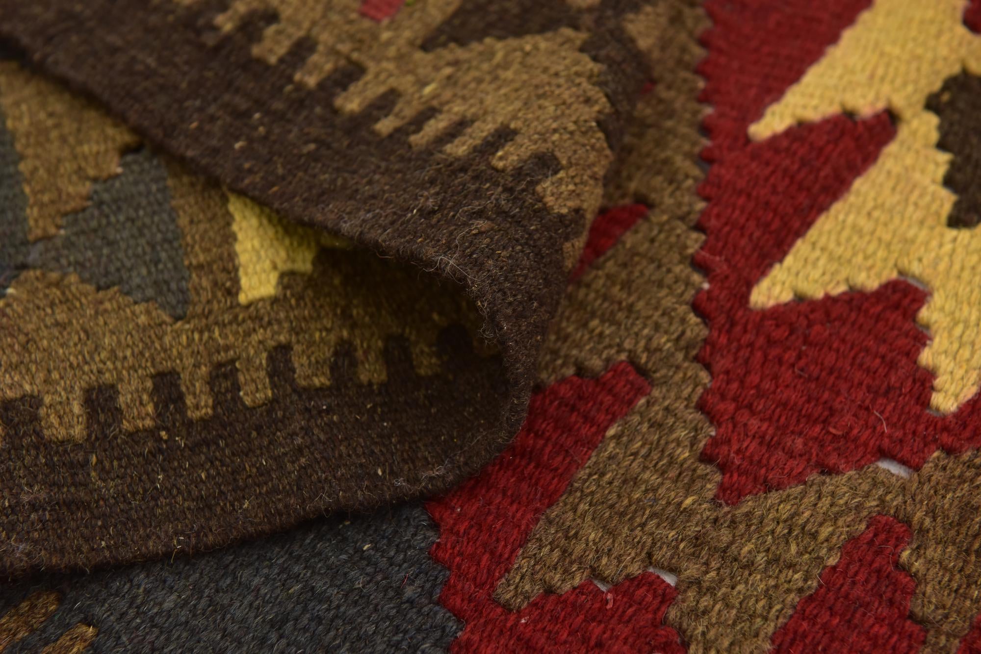 160cm x 250cm Tejido a mano Kilim Maymana Alfombra Lana