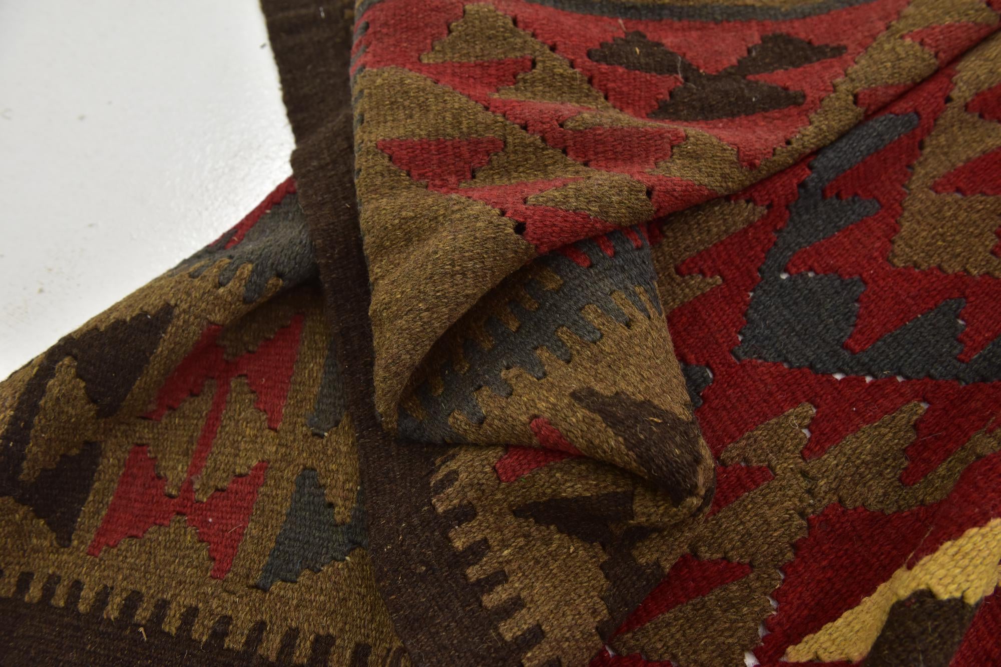 160cm x 250cm Tejido a mano Kilim Maymana Alfombra Lana