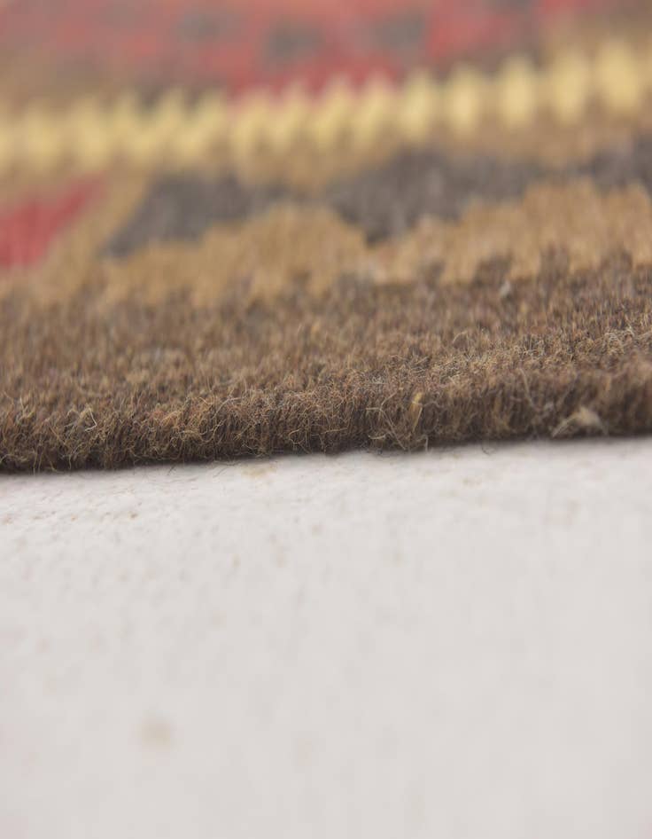 Detail image of 3' 7 x 6' 7  Hand Woven Kilim Maymana Wool Rug