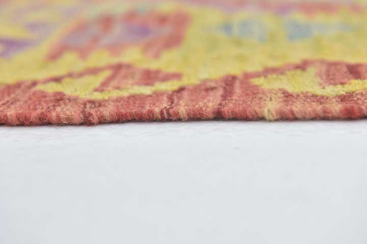 3' x 4' 8 Hand Woven Kilim Maymana Wool Rug