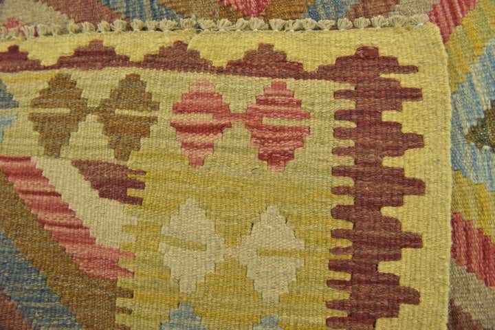 3' 2 x 4' Hand Woven Kilim Maymana Wool Rug