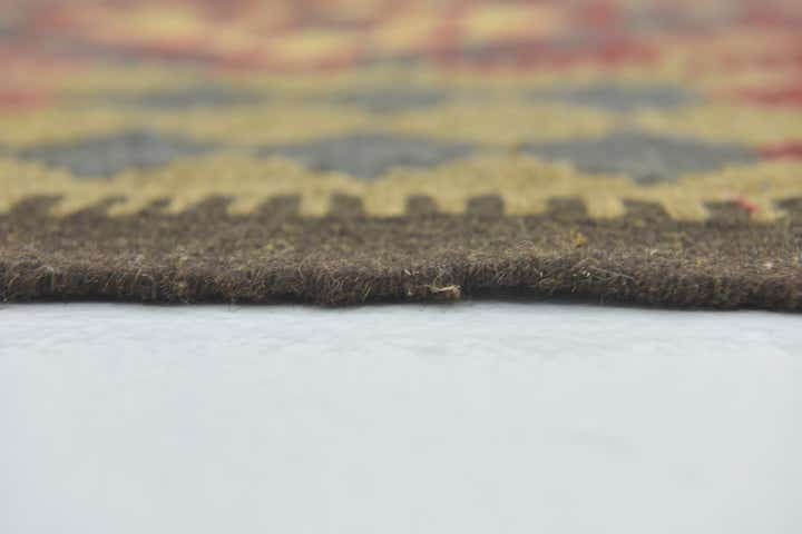 5' 2 x 8' 2 Hand Woven Kilim Maymana Wool Rug