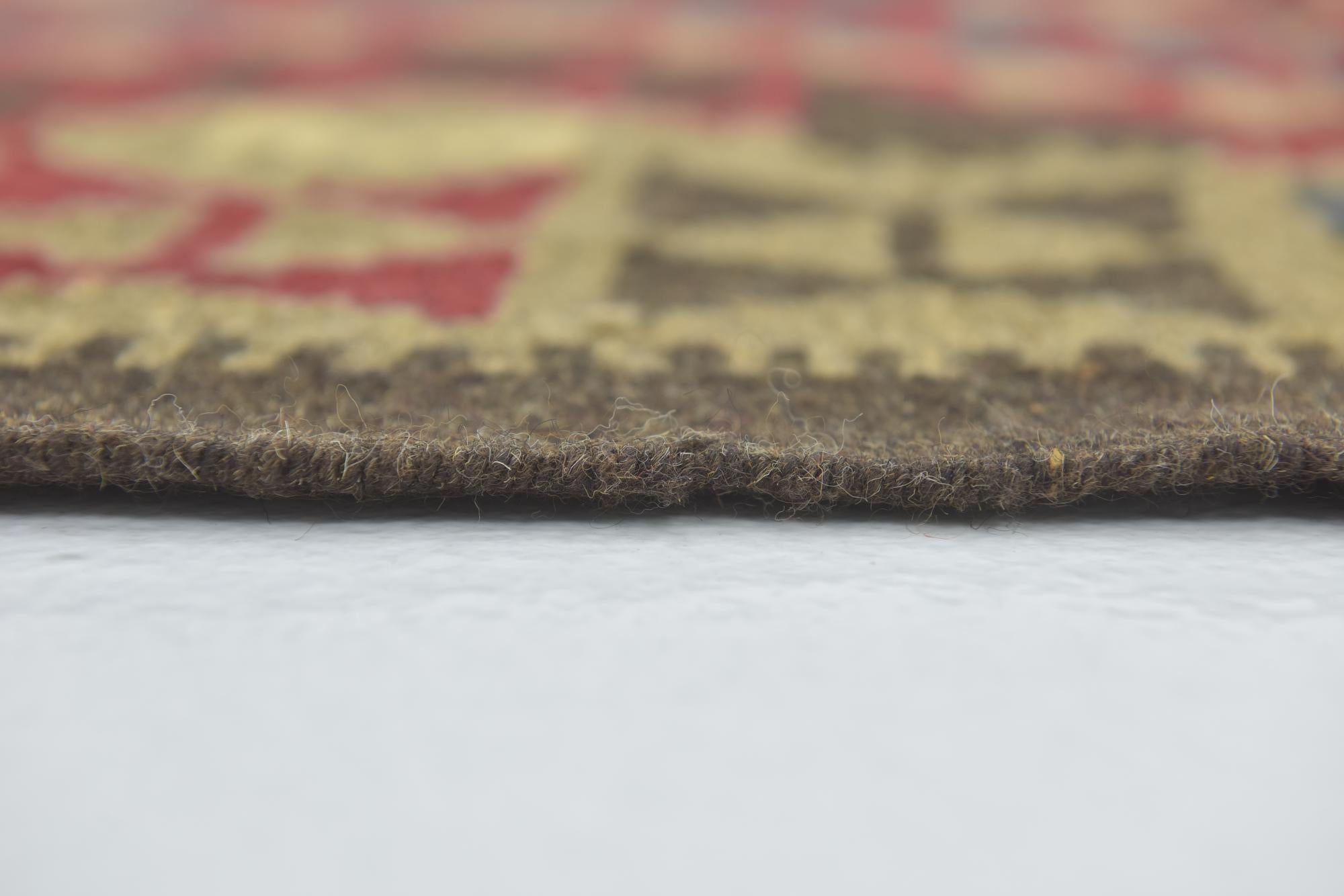 4' 9 x 8' 2 Hand Woven Kilim Maymana Wool Rug