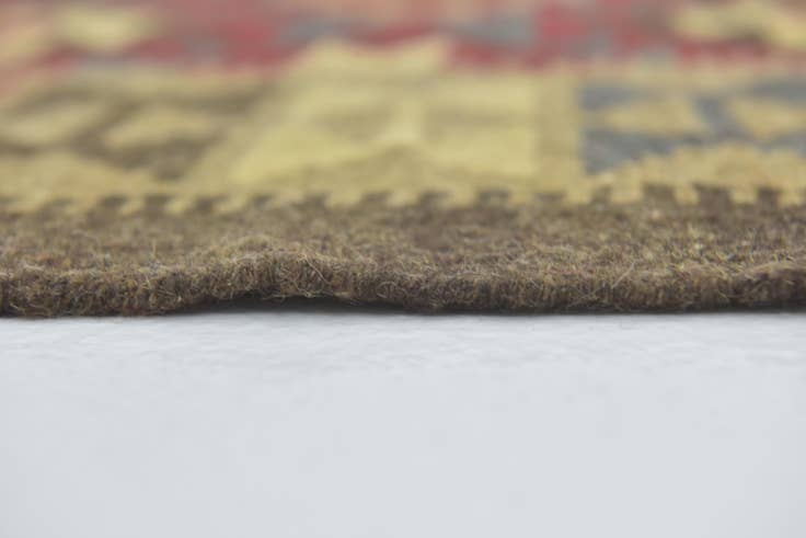 Detail image of 5' 3 x 8' 3 Hand Woven Kilim Maymana Wool Rug