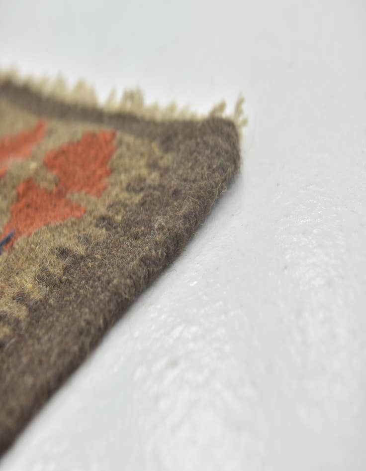 Detail image of 3' 6 x 6' 8  Hand Woven Kilim Maymana Wool Rug